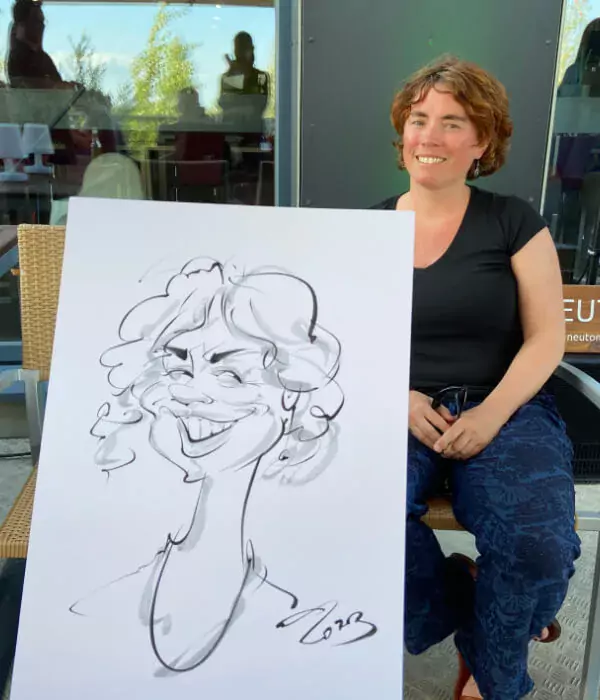 Schnellzeichner und Karikaturist für das Sommerfest