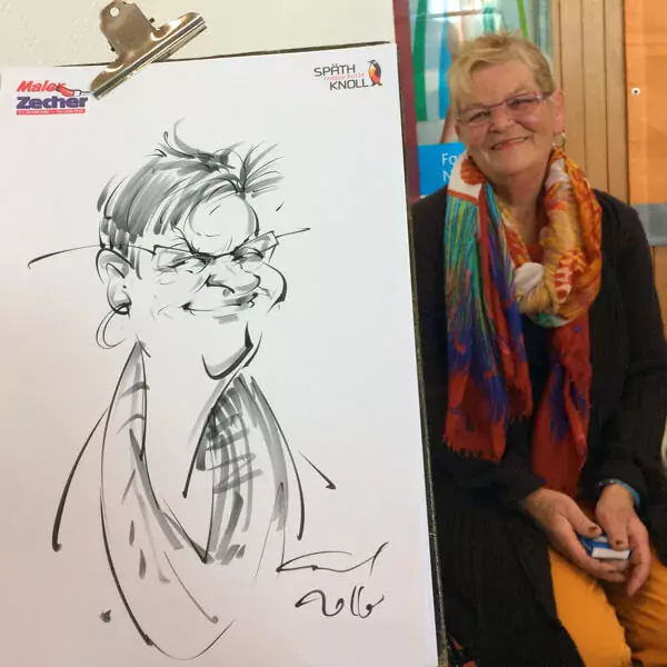 Karikaturist in Dresden - ein Schnellzeichner für Sachsen!