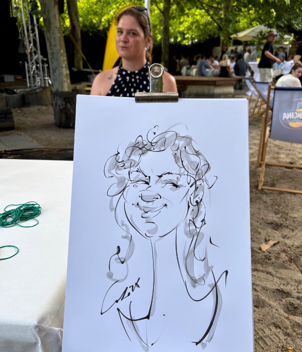 Schnellzeichner-Karikaturist in Darmstadt