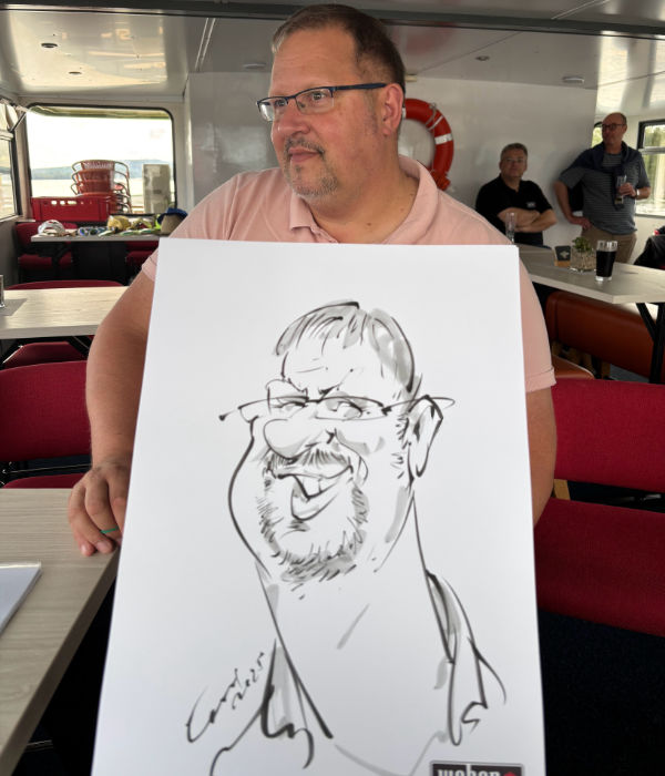 Schnellzeichner-Karikaturist in Aschaffenburg und für Bayern