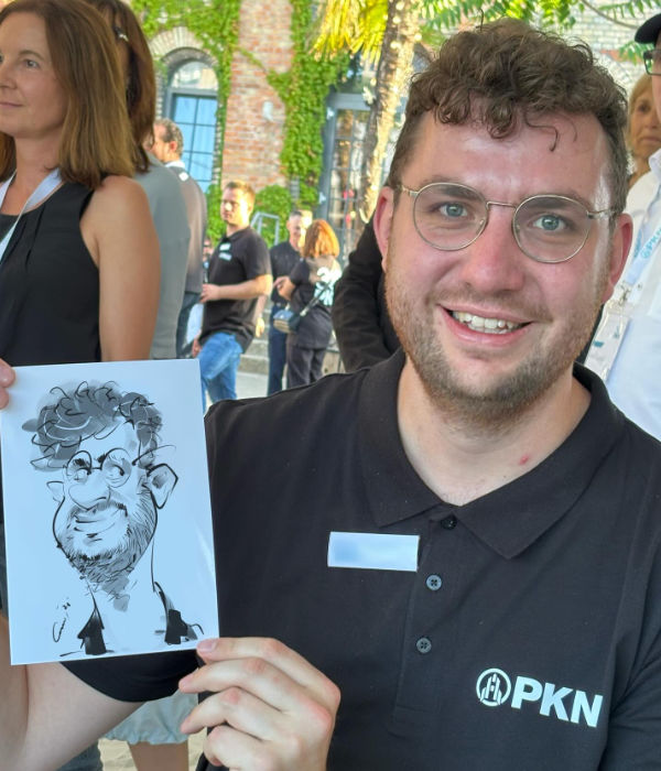 iPad-Zeichner und digitaler Karikaturist in Fulda