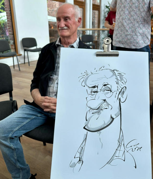 Karikaturist in Karlsruhe Schnellzeichner für Karlsruhe