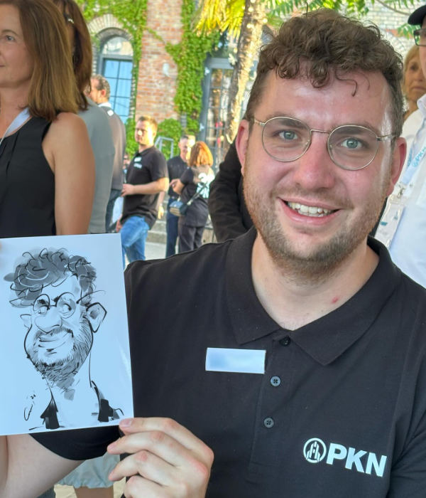 iPad Zeichner und digitaler Karikaturist in Wiesbaden